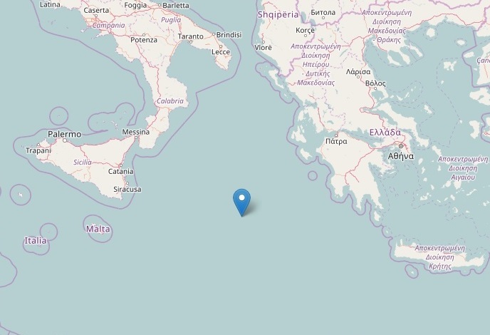 SISMA. Forte scossa nel Mare Ionio, il terremoto sentito in Sicilia fino in Grecia